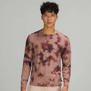 Lululemon Lab Plum Tie Dye Long Sleeve Shirt (Medium)